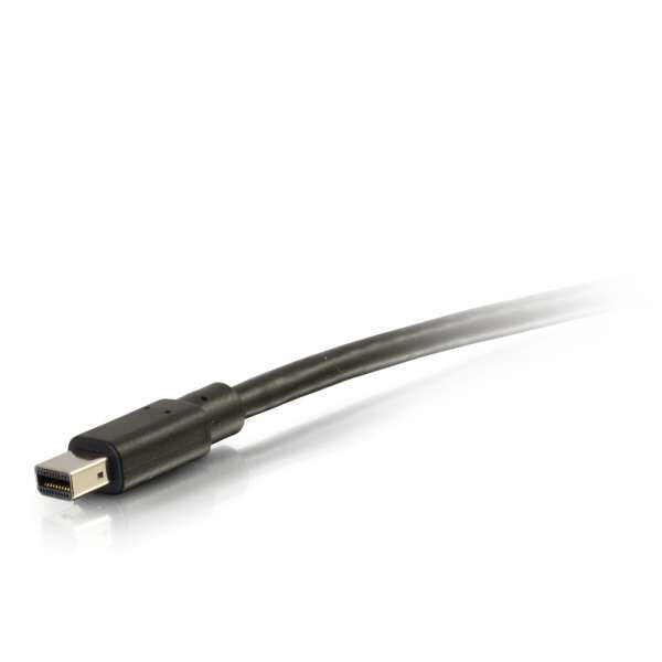 C2G 2m Mini DisplayPortTM to DisplayPortTM Adapter Cable 4K 30Hz - Black