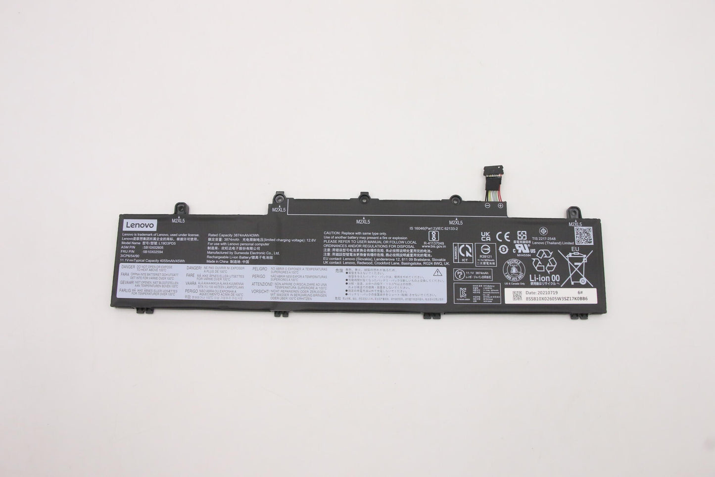 Lenovo 5B10X02594 laptop spare part Battery