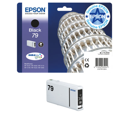 Epson Tower of Pisa Singlepack Magenta 79XL DURABrite Ultra Ink