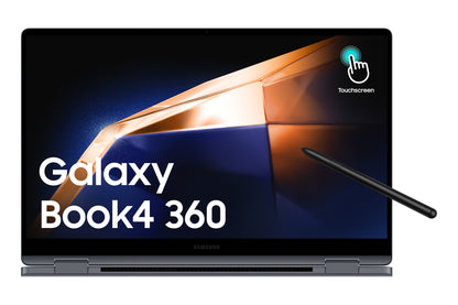 Samsung Galaxy Book4 360 NP754QGK-KG2UK laptop Intel Core 5 120U Hybrid (2-in-1) 39.6 cm (15.6") Touchscreen Full HD 16 GB LPDDR5x-SDRAM 256 GB SSD Wi-Fi 6E (802.11ax) Windows 11 Pro Grey