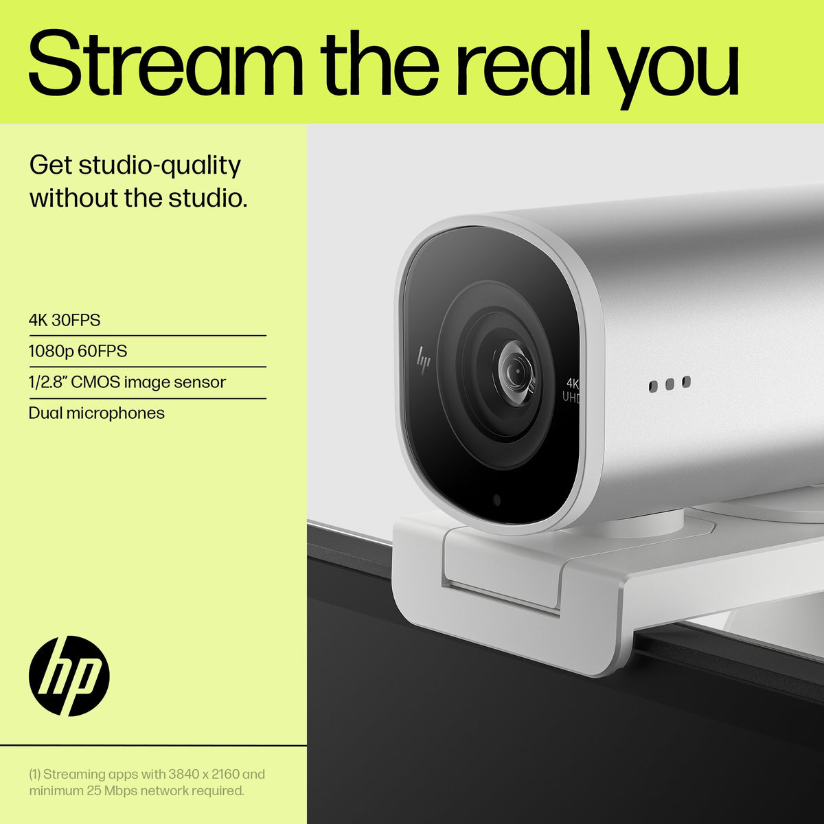 HP 960 4K Streaming Webcam