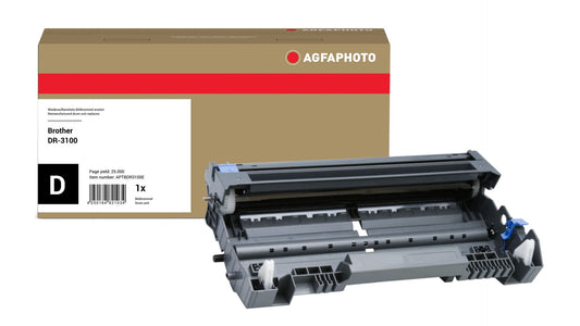 AgfaPhoto Compatible Drum Unit, Replacement for Brother DR-3100, 25000 Pages