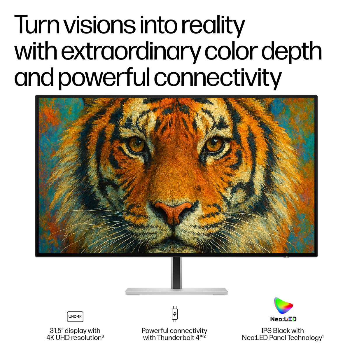 HP Series 7 Pro 31.5 inch 4K Thunderbolt 4 Docking Monitor - 732xk