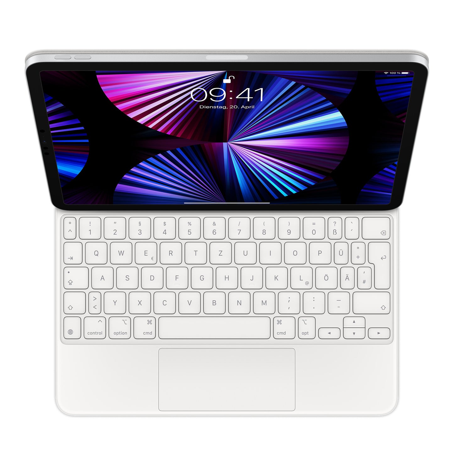 Apple MJQJ3D/A mobile device keyboard QWERTZ German White