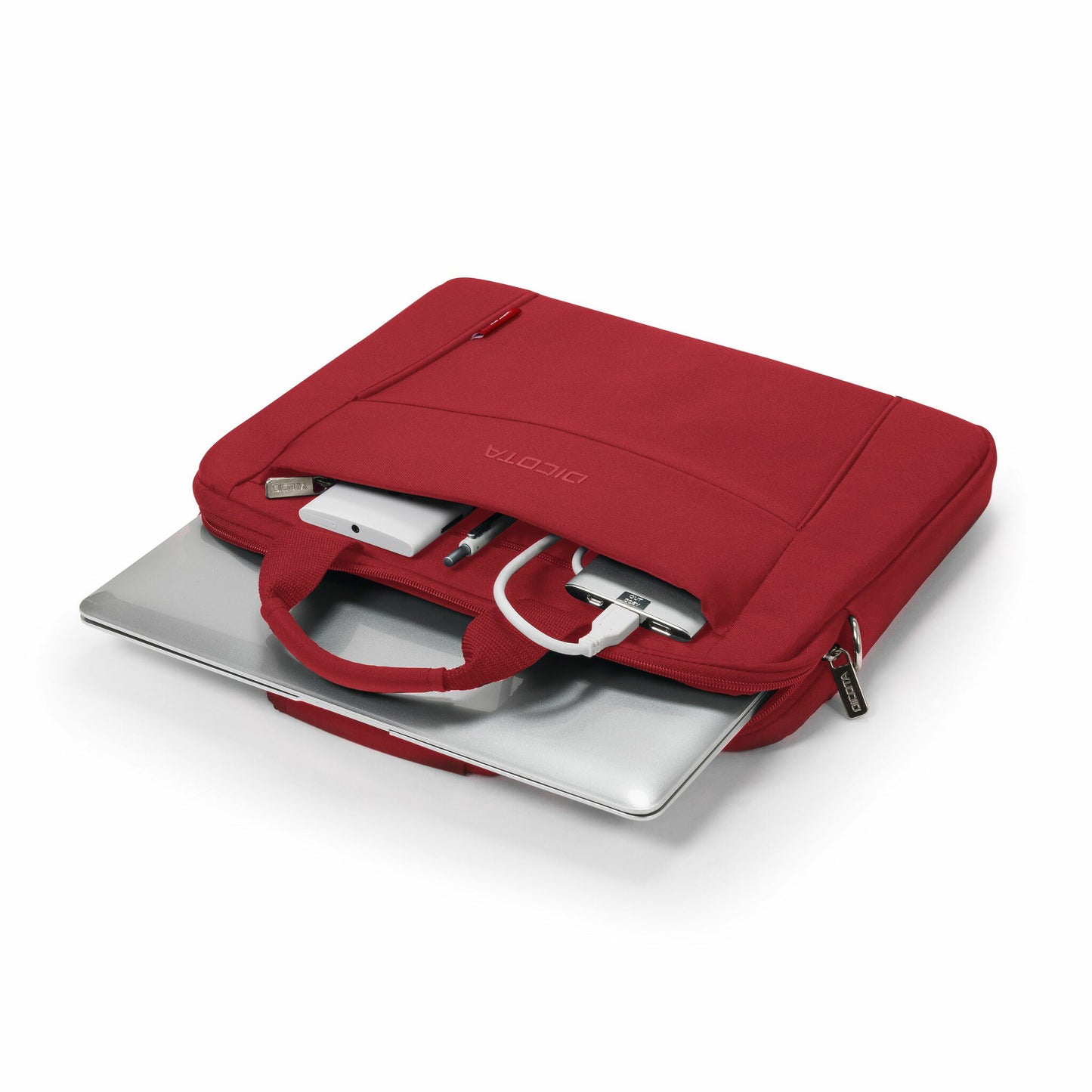 DICOTA Eco Slim Case BASE 35.8 cm (14.1") Briefcase Red