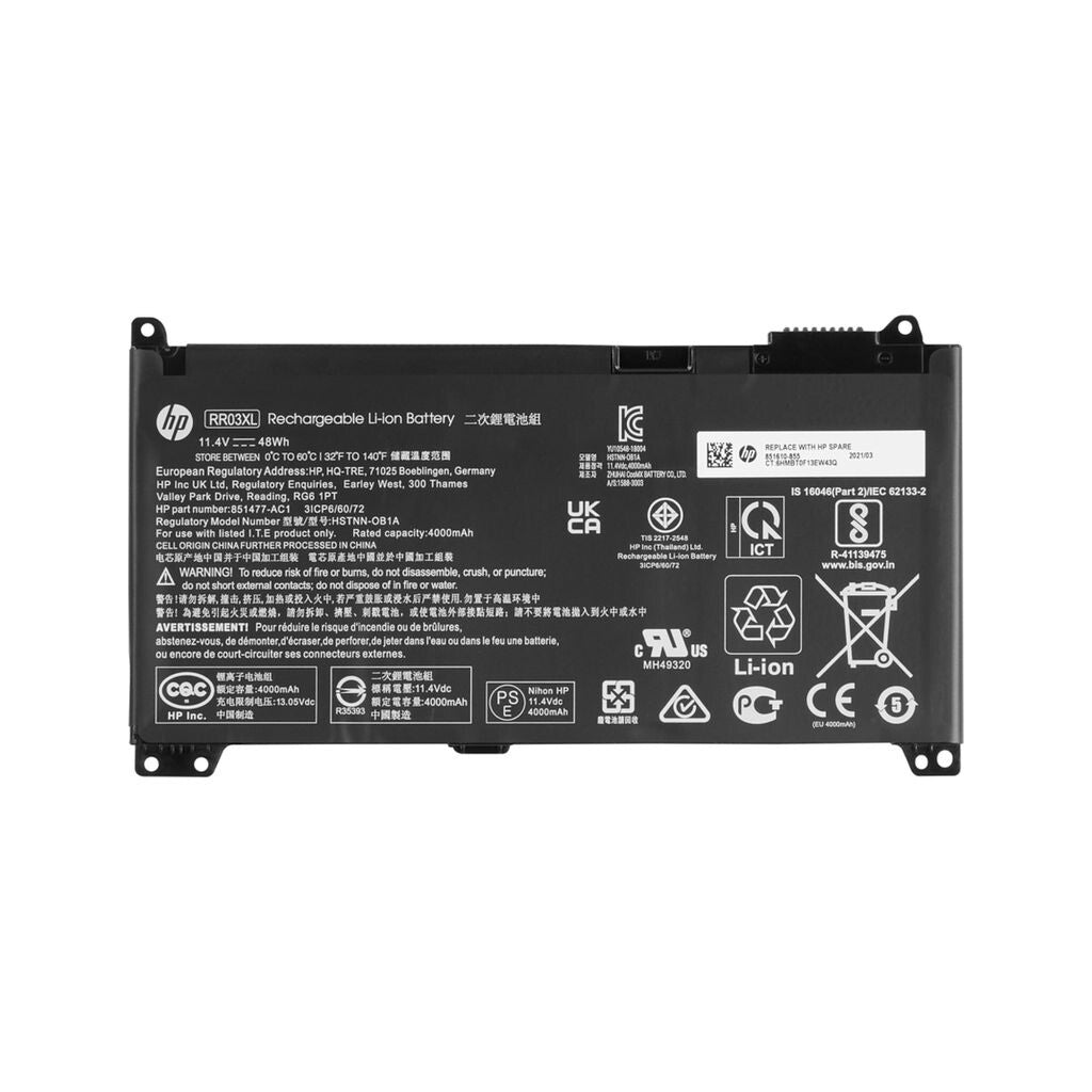 HP 851610-855 laptop spare part Battery