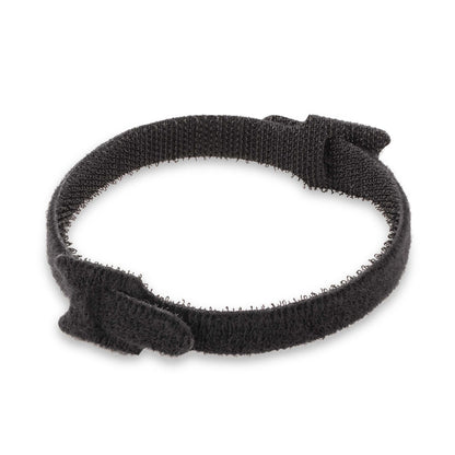 StarTech.com 6in Hook and Loop Cable Ties - 50 Pack - Black - Reusable Cable Straps - Adjustable and Flexible - Cord Organizer Tie/Wraps for Cable Management - Wire Loop Ties