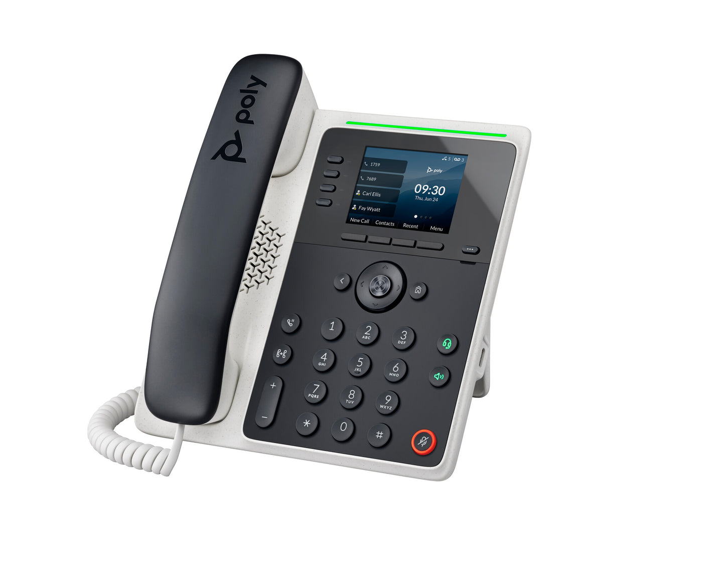 HP Poly Edge E220 IP Phone and PoE-enabled