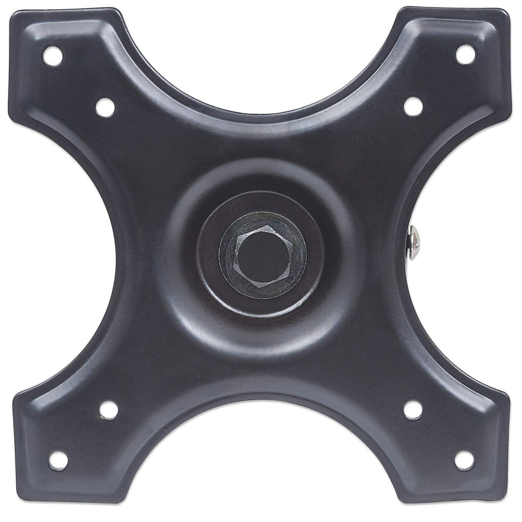 Manhattan Wall Mount for TV & Monitors (Fixed), For screens 10" to 32", VESA compatibility: 75x75mm and 100x100mm - check the dimensions of the four mounting holes on back of screen to ensure it fits, Max 15kg, Black, Bracket