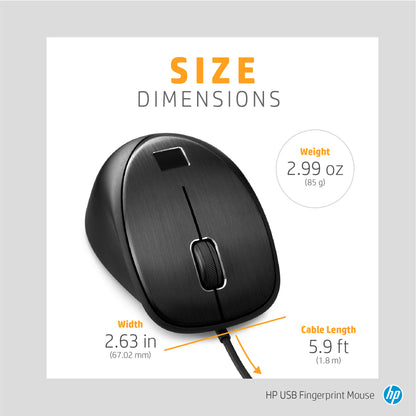 HP USB Fingerprint Mouse