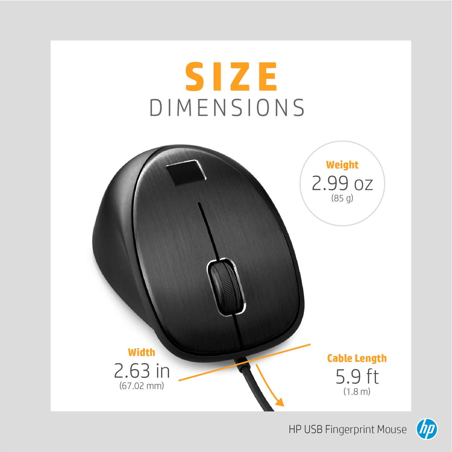 HP USB Fingerprint Mouse