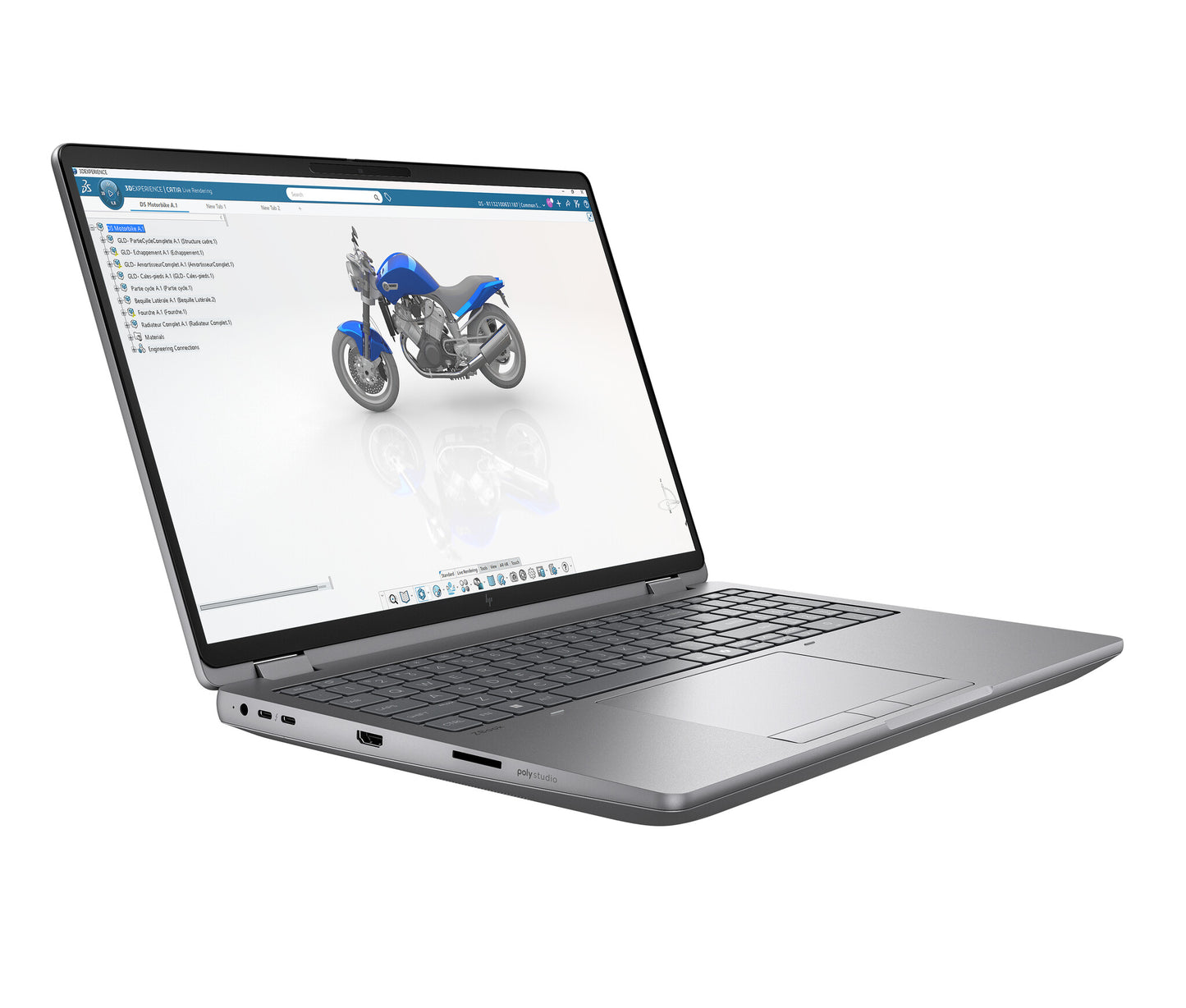 HP ZBook Fury G1i Data Science Intel Core Ultra 9 285HX Mobile workstation 40.6 cm (16") WUXGA 64 GB DDR5-SDRAM 1 TB SSD NVIDIA RTX PRO 3000 Blackwell Wi-Fi 7 (802.11be) Windows 11 Pro AI Workstation, AI PC Silver