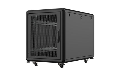 Lanview RSL12U61BL rack cabinet 12U Freestanding rack Black