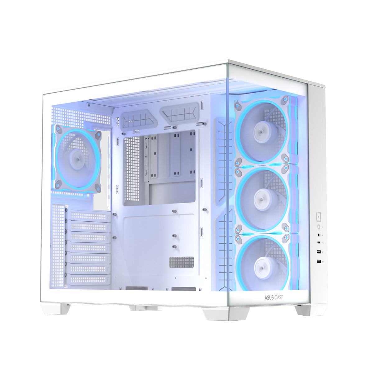ASUS A32 Plus TG ARGB White Midi Tower