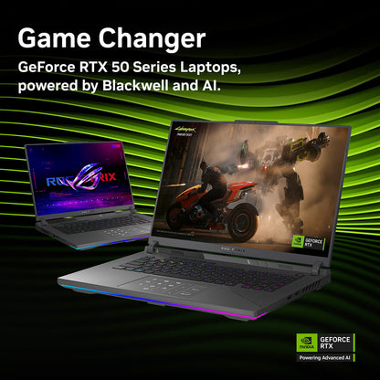 ASUS ROG Strix G18 G814PP-S9018W AMD Ryzen™ 9 7940HX Laptop 45.7 cm (18") WQXGA 32 GB DDR5-SDRAM 1 TB SSD NVIDIA GeForce RTX 5070 Wi-Fi 6E (802.11ax) Windows 11 Home Black, Grey