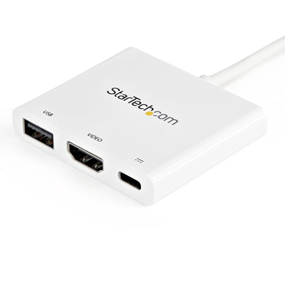 StarTech.com USB-C Multiport Adapter with HDMI - USB 3.0 Port - 60W PD - White