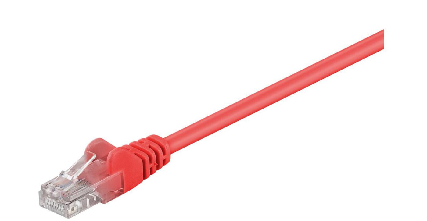 Microconnect B-UTP510R networking cable Red 10 m Cat5e U/UTP (UTP)