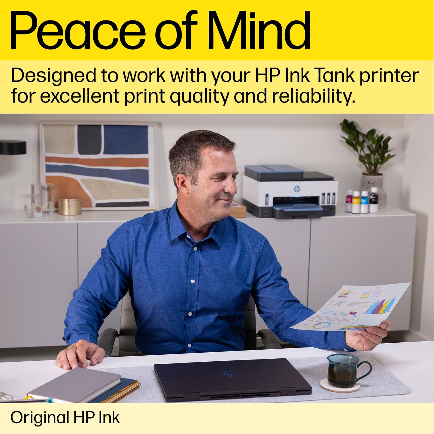 HP 31 70-ml Yellow Original Ink Bottle