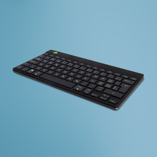 R-Go Tools Ergonomic keyboard R-Go Compact Break, compact keyboard with break software, QWERTZ (CH), Bluetooth, black