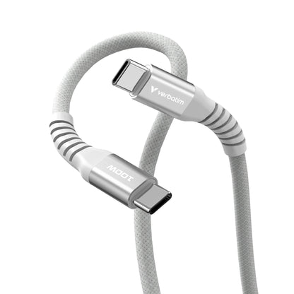 Verbatim Sync & Charge Magnetic Cable - 100W USB-C to USB-C 120 cm Grey