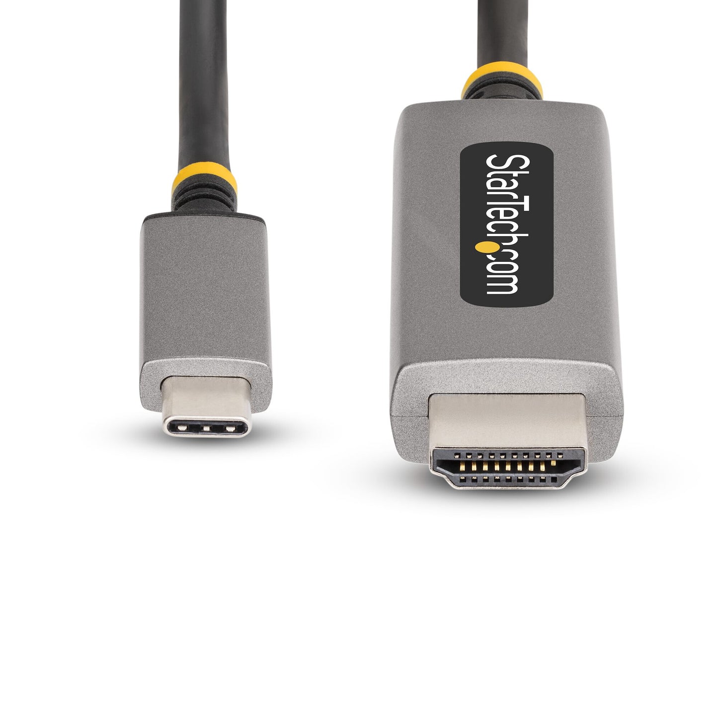 StarTech.com 10ft (3m) USB-C to HDMI Adapter Cable, 8K 60Hz, 4K 144Hz, HDR10, USB Type-C to HDMI 2.1 Video Converter Cable, USB-C DP Alt Mode/USB4/Thunderbolt 3/4 Compatible - USB-C Laptop to HDMI Monitor