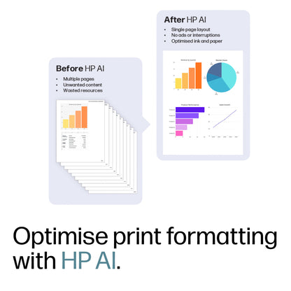 HP OfficeJet Pro 8134e Wireless All-in-One Color Printer, Instant Ink; Two-sided printing