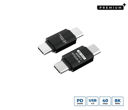 Microconnect USB4-CC-240W USB cable USB4 Gen 3x2 0 m USB C Black