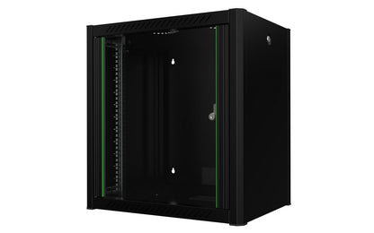 Lanview RWP12U45BL rack cabinet 12U Wall mounted rack Black