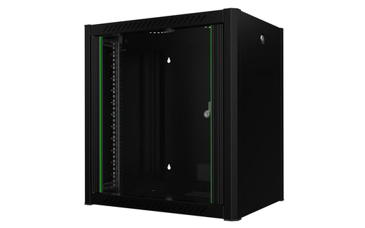 Lanview RWP12U45BL rack cabinet 12U Wall mounted rack Black