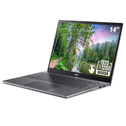 Acer Chromebook Enterprise 514 Plus 514 (CBE594-2T) - Intel Core 5, 16GB RAM, 256GB SSD, 14" WUXGA touchscreen, Chrome OS