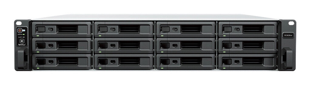 Synology RackStation RS3626xs NAS Rack (2U) Intel® Xeon® D D-1726 8 GB DDR4 0 TB DiskStation Manager Black