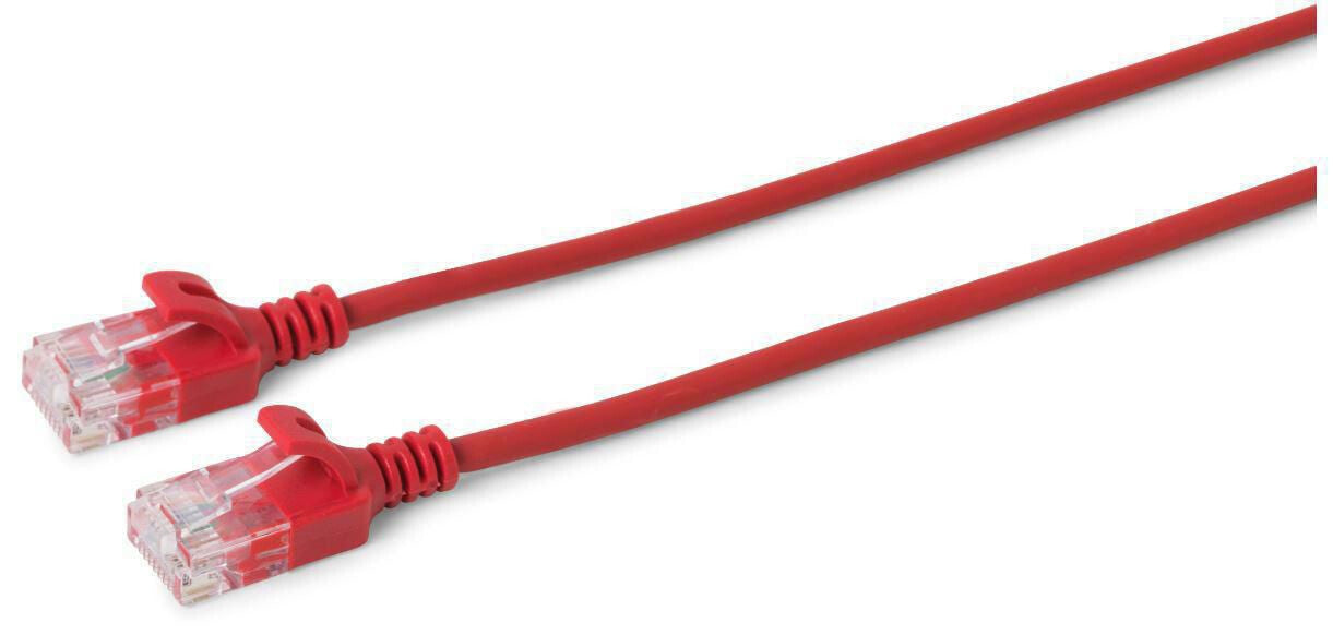 Microconnect V-UTP601R-SLIM networking cable Red 1 m Cat6 U/UTP (UTP)