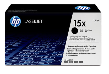 HP 15X black high yield original LaserJet toner cartridge