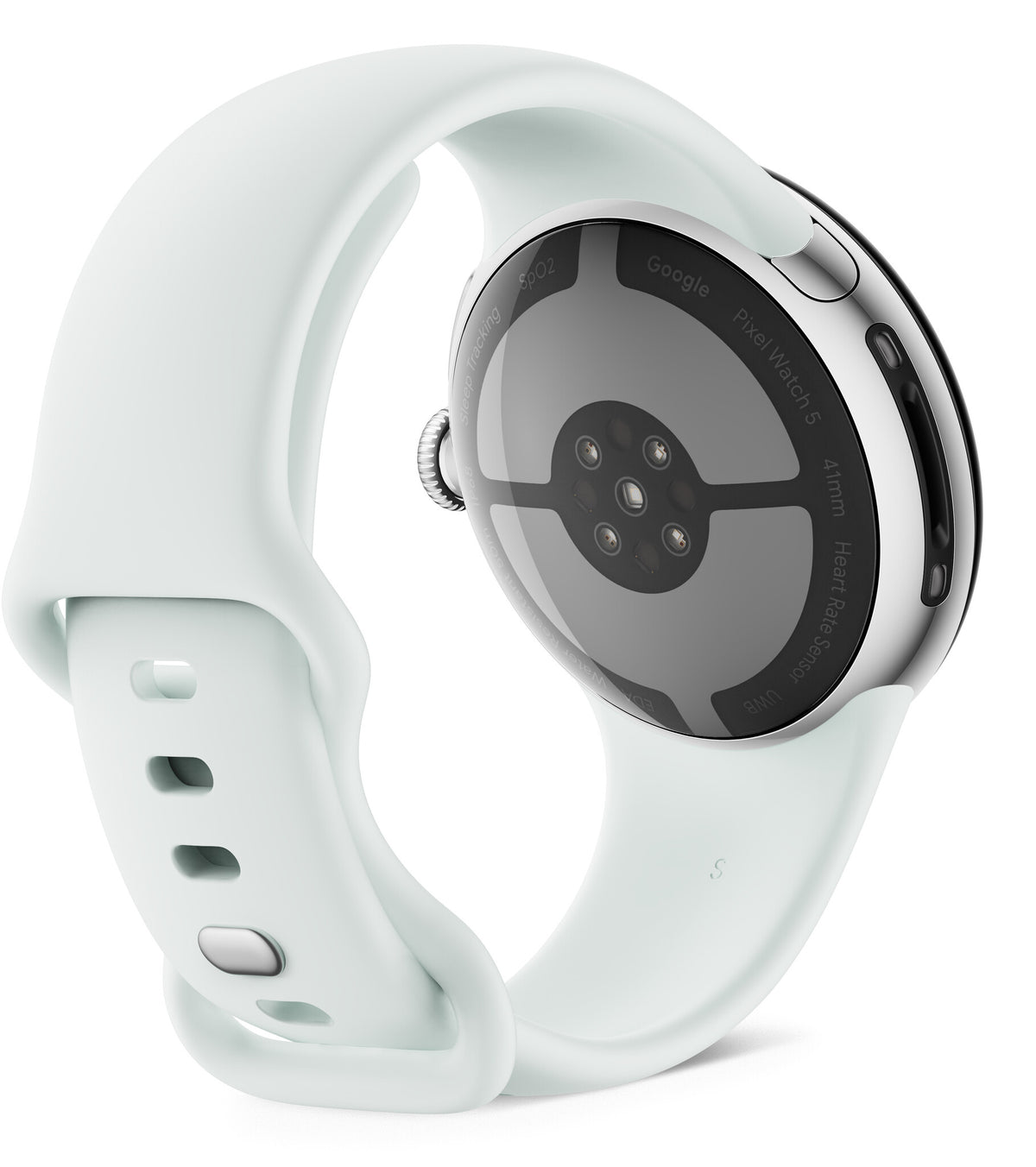 Google Pixel Watch 5 AMOLED 41 mm Digital Touchscreen Silver Wi-Fi GPS (satellite)