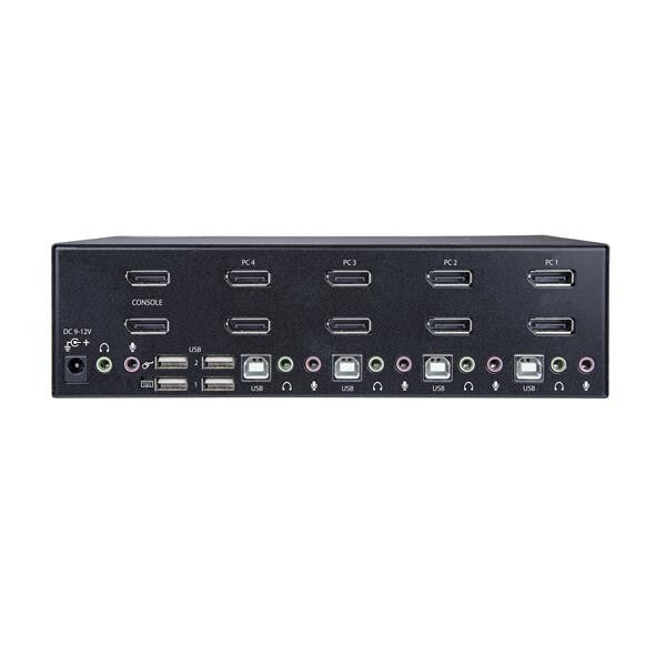 StarTech.com 4-Port Dual DisplayPort KVM Switch - 4K 60Hz