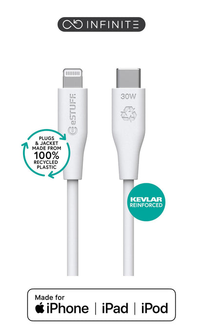 eSTUFF ES602270 lightning cable 2 m White