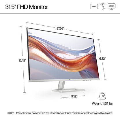 HP Series 5 31.5 inch FHD Monitor - 532sf