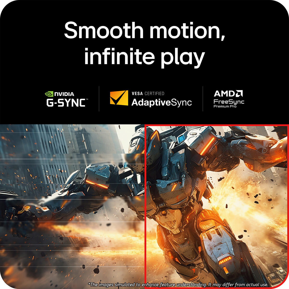 LG 27" UltraGear™ OLED 480Hz QHD Gaming Monitor