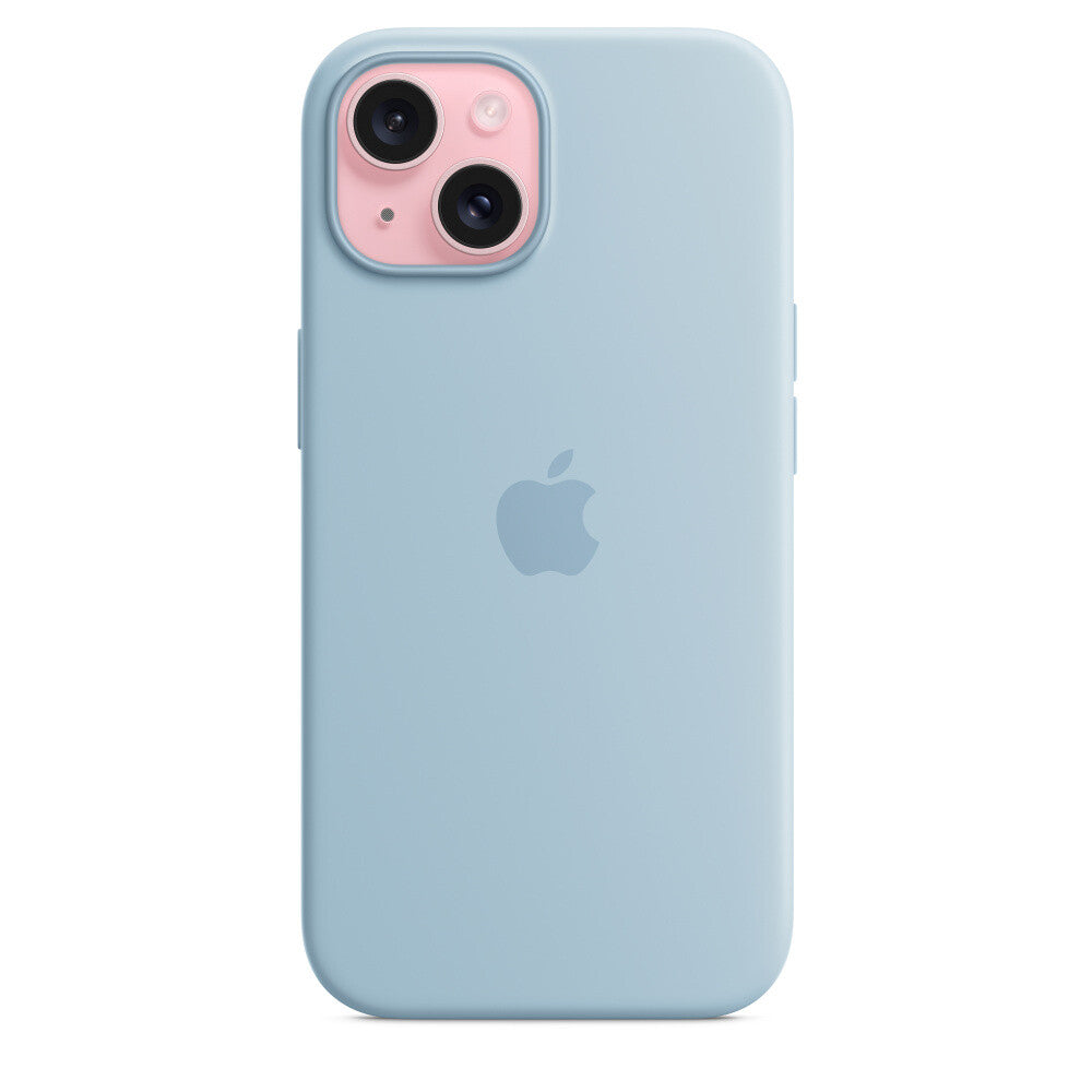 Apple iPhone 15 Silicone Case with MagSafe - Light Blue