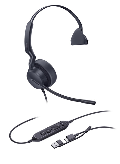 Yealink UH44 Mono USB-C/A Headset