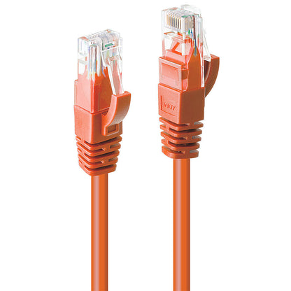 Lindy 0.5m Cat.6 U/UTP Network Cable, Orange