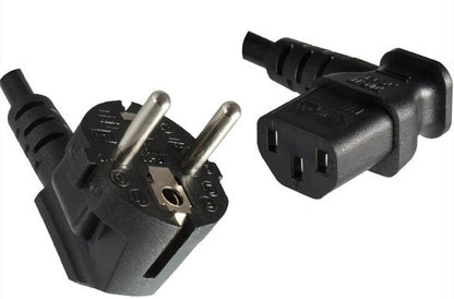 Microconnect PE010518L power cable Black 1.8 m Power plug type E+F C13 coupler