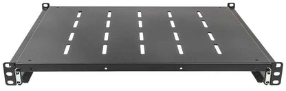 Intellinet 19" Sliding Shelf, 1U, 800 to 1000mm Depth, shelf depth 550mm, Black