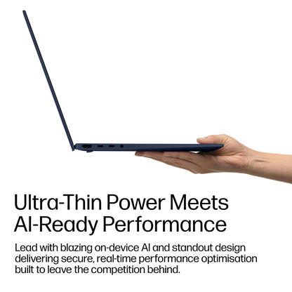 HP EliteBook X G2i 14 inch Notebook Next Gen AI PC Wolf Pro Security Edition Copilot+ PC Intel Core Ultra 7 356H Laptop 35.6 cm (14") 3K 32 GB LPDDR5x-SDRAM 512 GB SSD Wi-Fi 7 (802.11be) Windows 11 Pro Blue