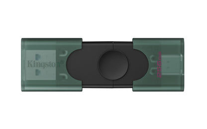 Kingston Technology DataTraveler 256GB USB-A + USB-C 3.2 Gen 1 DuoG2