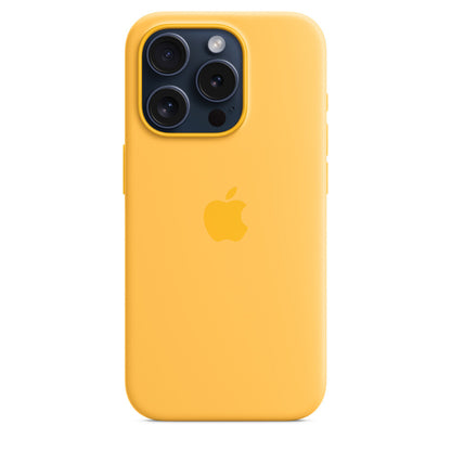 Apple iPhone 15 Pro Silicone Case with MagSafe - Sunshine