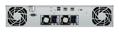 Synology RackStation RS1226RP+ NAS/storage server Rack (2U) AMD Ryzen V1500B 4 GB DDR4 0 TB Synology DSM Black