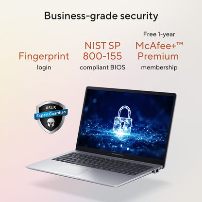 ASUS ExpertBook P1 PM1503CD-715X AMD Ryzen™ 7 170 Laptop 39.6 cm (15.6") Full HD 16 GB DDR5-SDRAM 512 GB SSD Wi-Fi 6 (802.11ax) Windows 11 Pro Grey