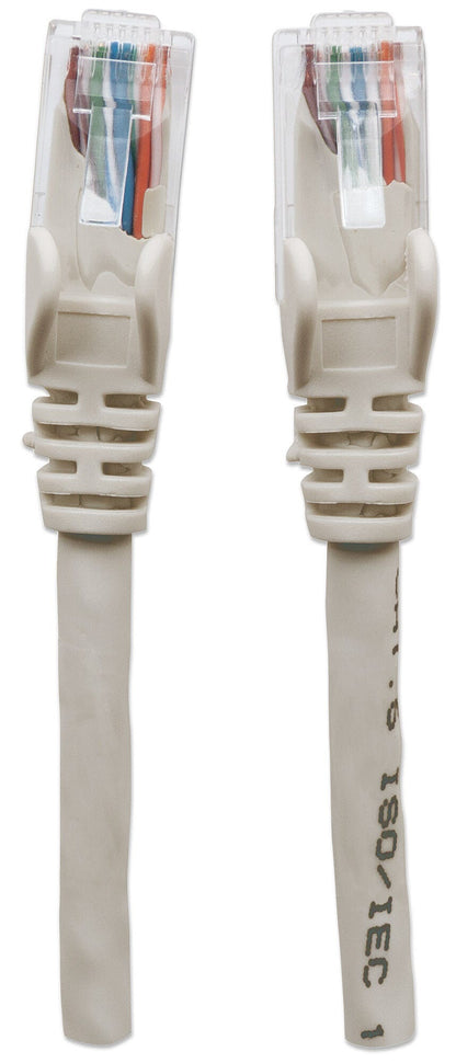 Intellinet Network Patch Cable, Cat6, 20m, Grey, CCA, U/UTP, PVC, RJ45, Gold Plated Contacts, Snagless, Booted, Lifetime Warranty