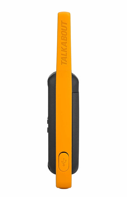 Motorola Talkabout T82 Extreme Quad Pack two-way radio 16 channels Black, Orange